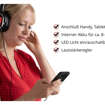 Beatfoxx SCPS-643 Silent Disco V2 Party Set mit 64 Kopfhörern und 3 Sendern