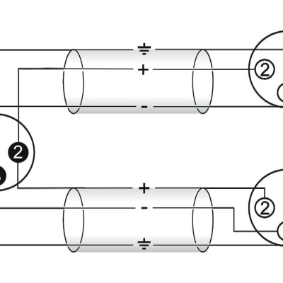 Diagrama elétrico com terminais numerados e conexões.