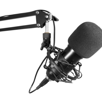 OMNITRONIC BMS-1C USB Condenser Broadcast Microphone Set