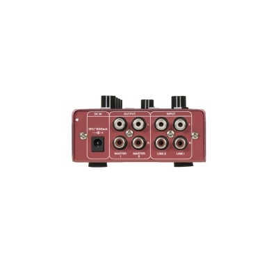 OMNITRONIC GNOME-202P Mini Mixer red