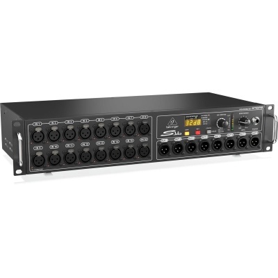 Behringer Digital Snake S16 I/O Box with 16 Remote, Controllable MIDAS Preamps, 8 Outputs, AES50 Networking, KLARK TEKNIK SuperMAC Technology