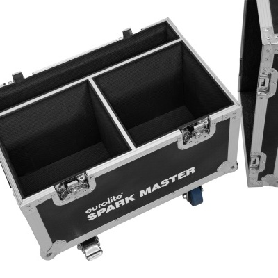 ROADINGER Flightcase 2x Spark Master with wheels