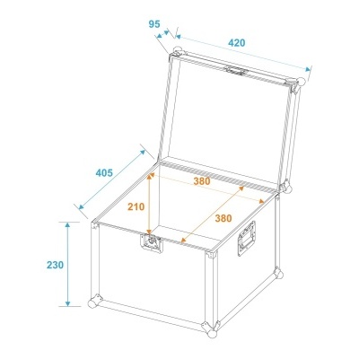 ROADINGER Universal Transport Case 40x40x30cm