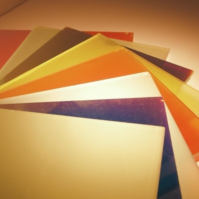 EUROLITE Dichro, red, frosted, 165x132mm