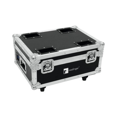 ROADINGER Flightcase 4x AKKU UP-4 QuickDMX with charging function