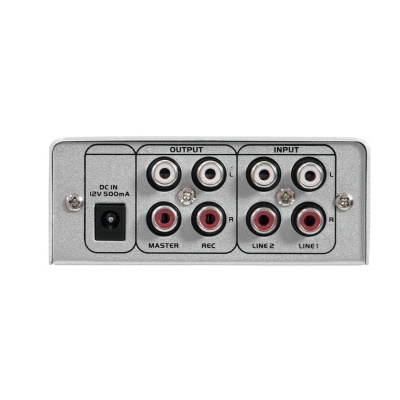 OMNITRONIC GNOME-202 Mini Mixer silver OMNITRONIC GNOME-202 Mini Mixer silver