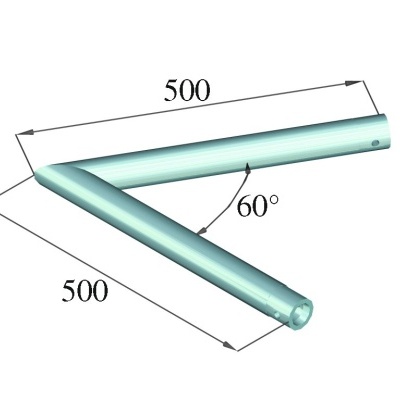 ALUTRUSS DECOLOCK DQ1-SC20 2-Way Corner 60° bk