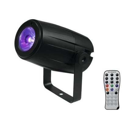 EUROLITE Mirror Ball 20cm with motor + LED PST-5 QCL Spot bk