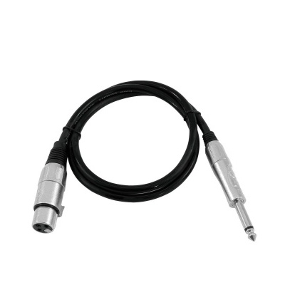 OMNITRONIC Adaptercable XLR(F)/Jack mono 0.9m bk