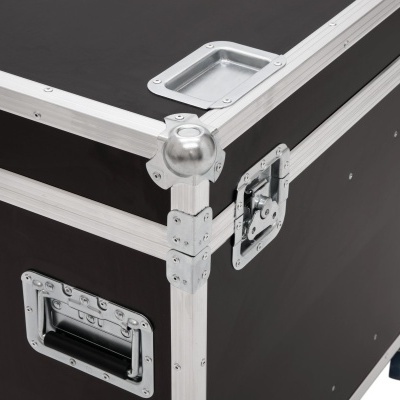 ROADINGER Flightcase 2x LED TMH-X10