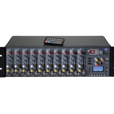 OMNITRONIC RM-1422FX USB Rack Mixer