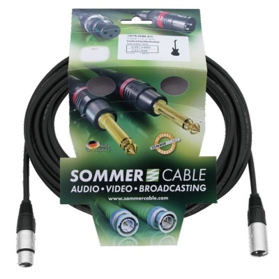SOMMER CABLE XLR cable 3pin 15m bk Neutrik