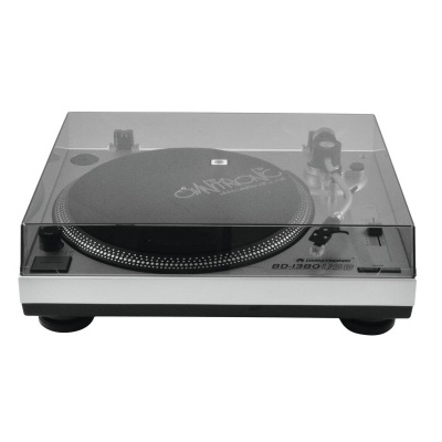 OMNITRONIC BD-1380 USB Turntable sil