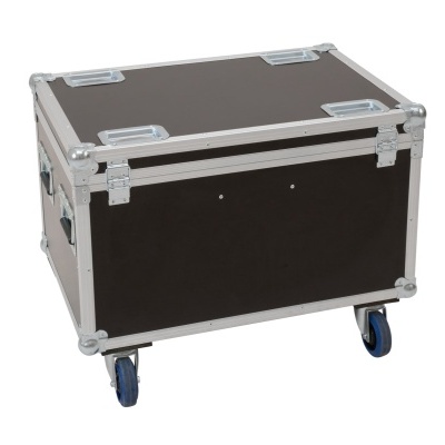 ROADINGER Flightcase 4x LED Theatre COB 200 series, with wheels