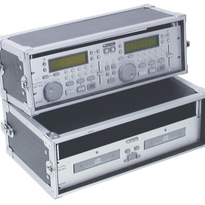 ROADINGER Double CD Player Case Tour Pro 3U black