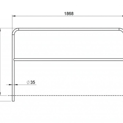 ALUTRUSS BE-1G2 Handrail
