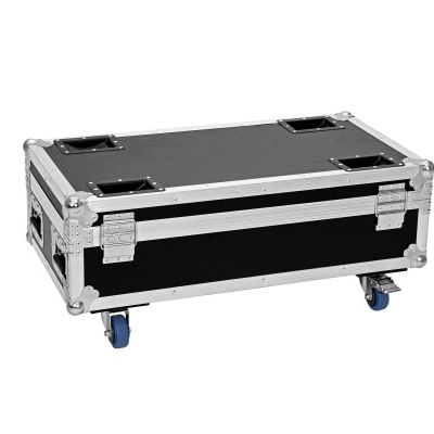 ROADINGER Flightcase 6x AKKU IP UP-4 Plus HCL Spot WDMX with Charging Function