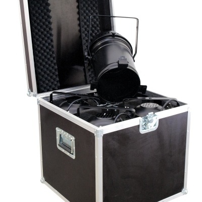 ROADINGER Flightcase 4x PAR-64 Spot long