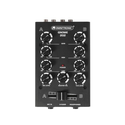 OMNITRONIC GNOME-202 Mini Mixer black OMNITRONIC GNOME-202 Mini Mixer black