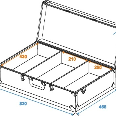 ROADINGER Universal Console DIGI-1 2xCD/1xM-10 bk