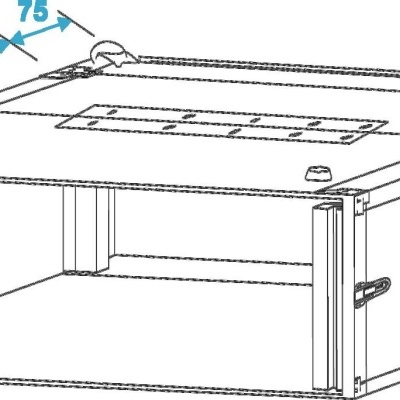 ROADINGER Double CD Player Case Tour Pro 3U black