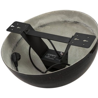 EUROLITE Half Mirror Ball 40cm black motorized