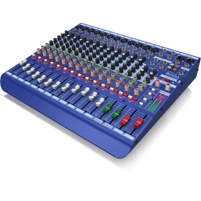 Midas DM16 16 Input Analog Live and Studio Mixer with Microphone Preamplifier