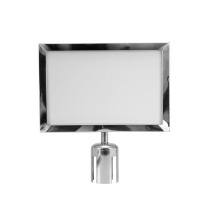 EUROLITE Sign for Eurolite Barrier 317x215 silver