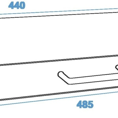 OMNITRONIC Rack Drawer with Lock 1U