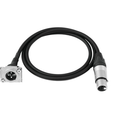 PSSO Patch Cable XLR(F)/XLR(M) S 1m bk