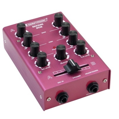 OMNITRONIC GNOME-202 Mini Mixer red