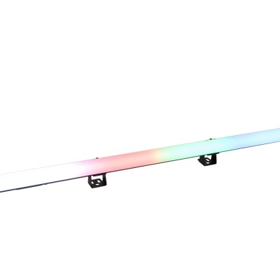 Barra de luz LED multicolor com suporte preto