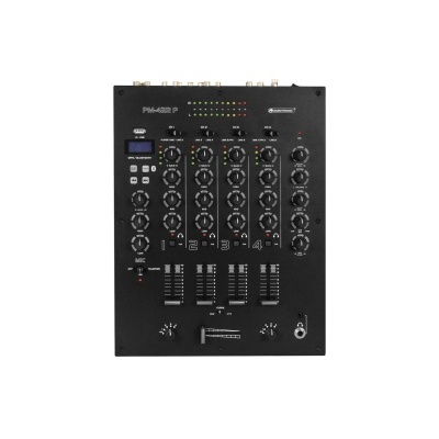 OMNITRONIC PM-422P 4-Channel DJ Mixer with Bluetooth & USB Player