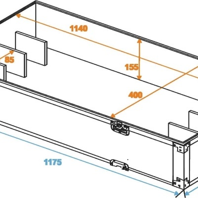 ROADINGER Extension Module Flightcase 31001090
