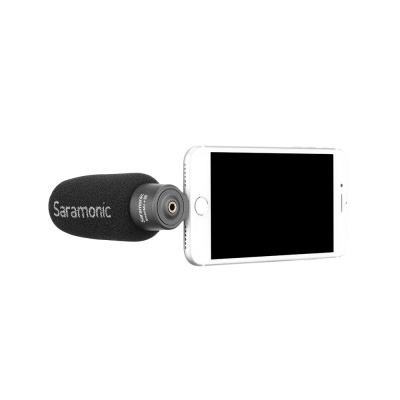 Saramonic SmartMic+ Di - Directional Condenser Microphone for Lightning iOS device