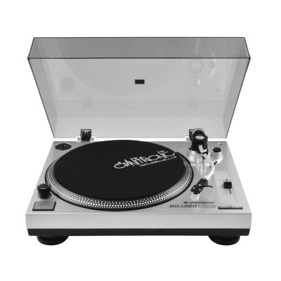 OMNITRONIC BD-1380 USB Turntable sil