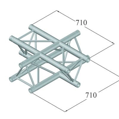 ALUTRUSS TRILOCK 6082AC-41 SU 4-Way Cross