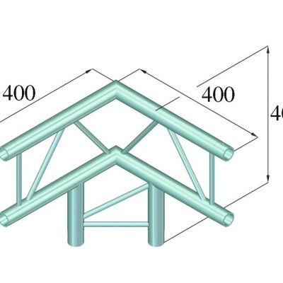 ALUTRUSS DECOLOCK DQ2-PAL31V 3-way Corner 90°