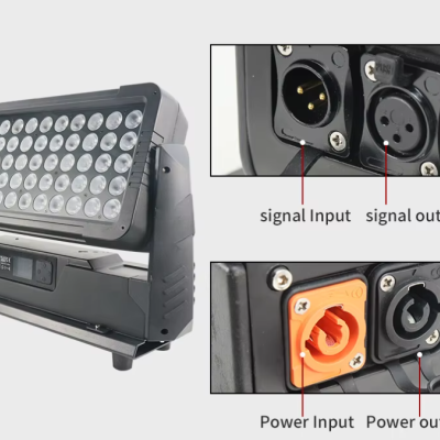 Floodlight Preset Plus RGBW LED DMX Wall Wash 60x10W City Color Light