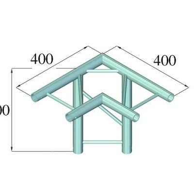 ALUTRUSS DECOLOCK DQ2-PAL31H 3-way Corner 90°