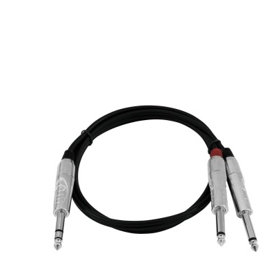 OMNITRONIC Adaptercable Jack/2xJack 3m