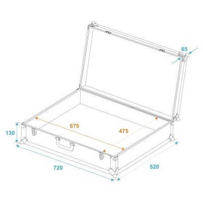 ROADINGER Universal Case Pick 70x50x17cm