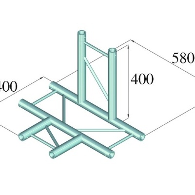 ALUTRUSS DECOLOCK DQ2-PAT42H 4-way T-Piece