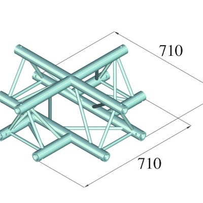 ALUTRUSS TRILOCK 6082AC-41 4-Way Cross