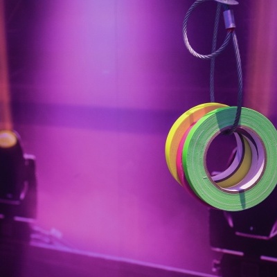 ACCESSORY Gaffa Tape 50mm x 25m neon-orange UV-active