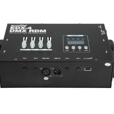EUROLITE EDX-4 DMX RDM LED Dimmer Pack