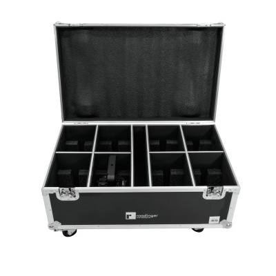 ROADINGER Flightcase 8x LED IP PAR 7x10W RGBL