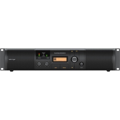Behringer NX6000D Ultra-Lightweight 6000-Watt Class-D Power Amplifier with DSP Control and SmartSense Loudspeaker Impedance Compensation