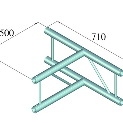 ALUTRUSS BILOCK BQ2-PAT36V 3-way T-Piece 90°