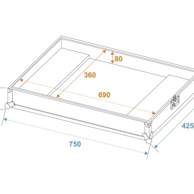 ROADINGER Flightcase ICE-100/ICE-101